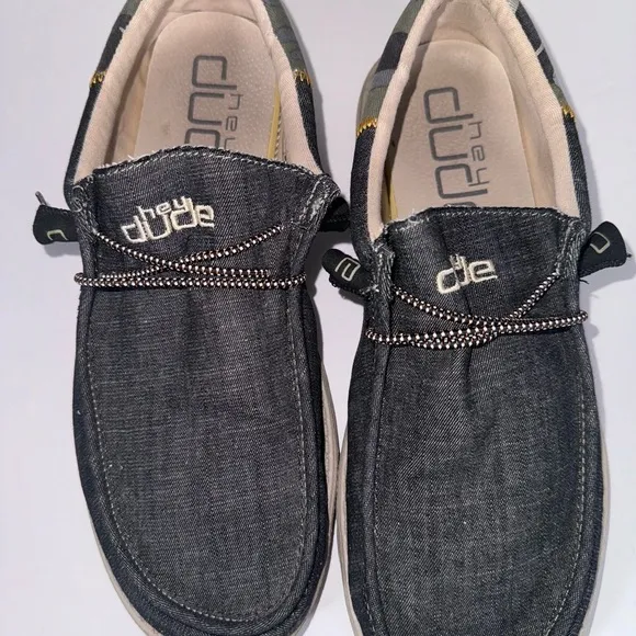 Hey dude Wally funk- camel dark gray men’s size 11