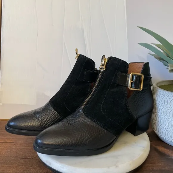 Hispanitas Ankle Boots Leather and Suede