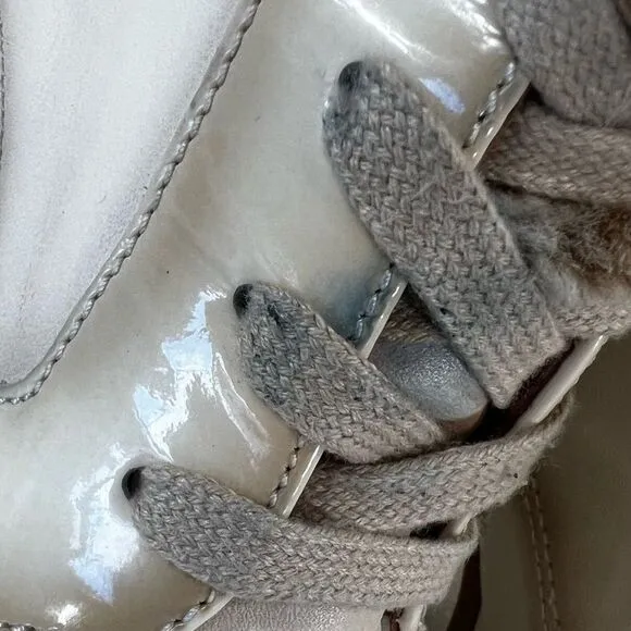 Hispanitas Janeth Cream CapToe Victorian Ankle Boots