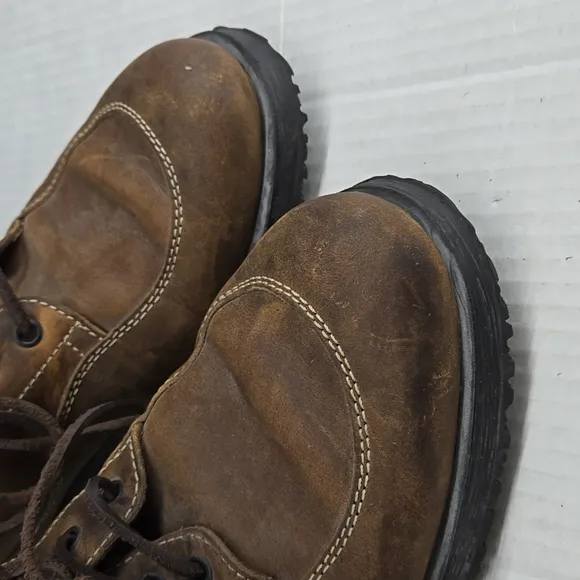 Hogan Brown Leather Boots Made In Italy 8.5