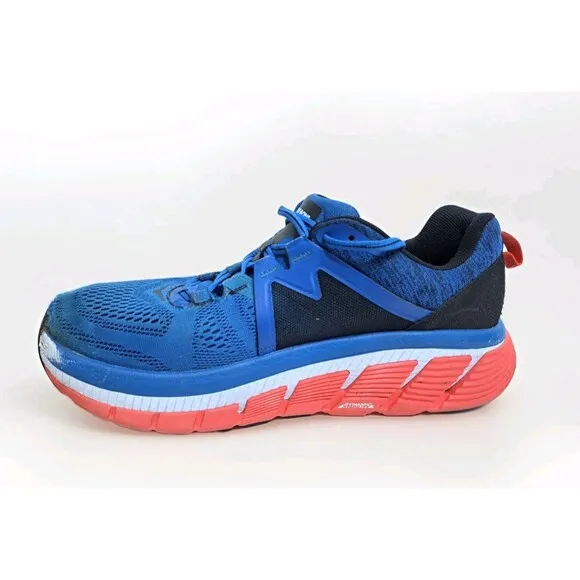 Hoka One Gaviota 2 Men's Size 11 Blue Orange White Running Shoes Sneakers