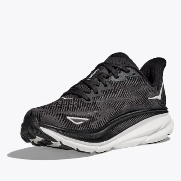 Hoka Women’s Clifton 9 Everyday Black Running Shoes