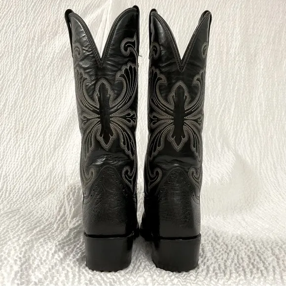 Hondo Boots Black Leather