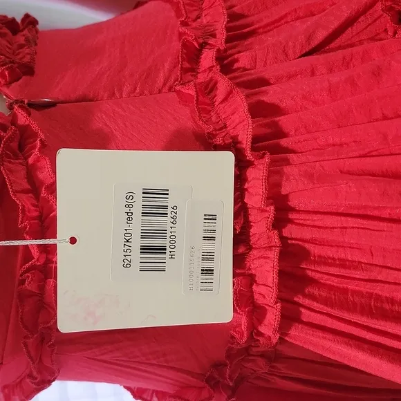 HUMAN ERROR DRESS RED