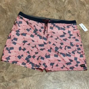 Hurley phantom American flag print board shorts