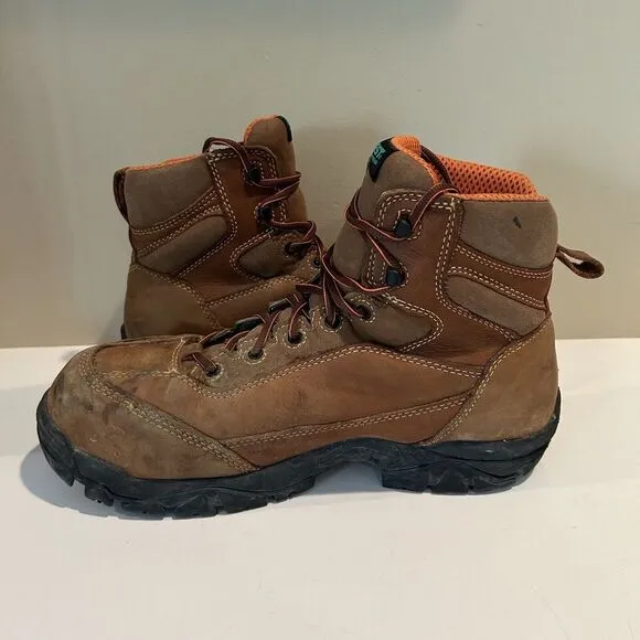 HYTEST Boots Men's 12‎ M Waterproof Brown leather work Electrical