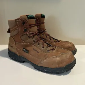 HYTEST Boots Men's 12‎ M Waterproof Brown leather work Electrical