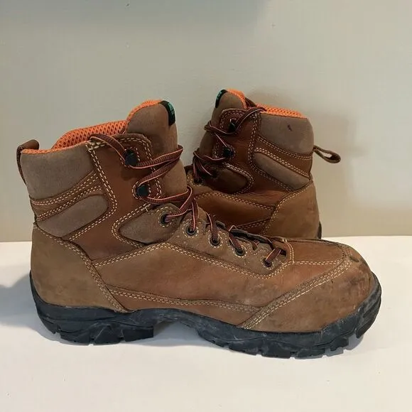 HYTEST Boots Men's 12‎ M Waterproof Brown leather work Electrical