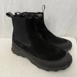 Icebug Boda BUGrip Boots Women's Black Size 8 Traction Side Zip Suede