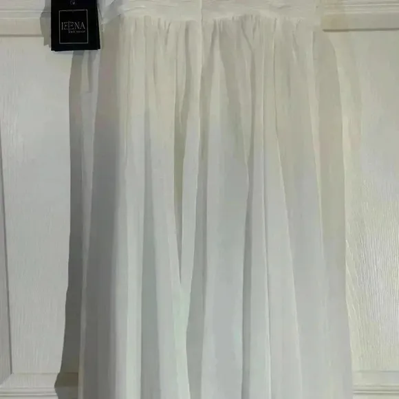 Ieena for Mac Duggal Faux Wrap Midi Cocktail Dress NWT Size S Style 70099