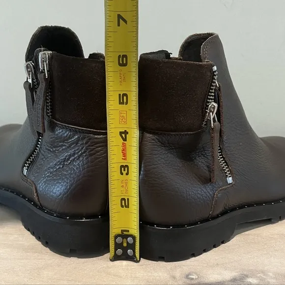 Ilsa Jacobsen Brown Leather Chelsea Zip Ankle Up Boot Size 7US/38EU/5UK.…  NWOB