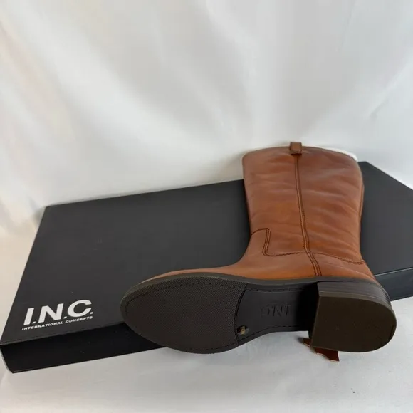 INC International Concepts Brown Leather Boots​