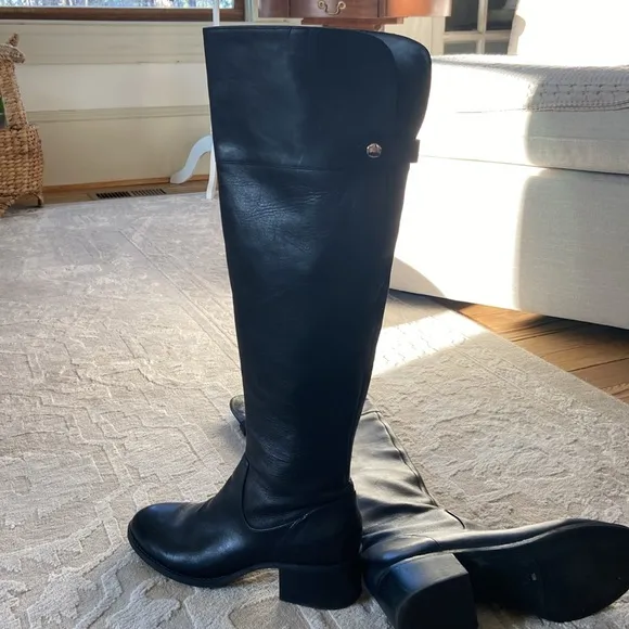 INC International ConceptsBoots Womens Size 10 Tall Black Leather