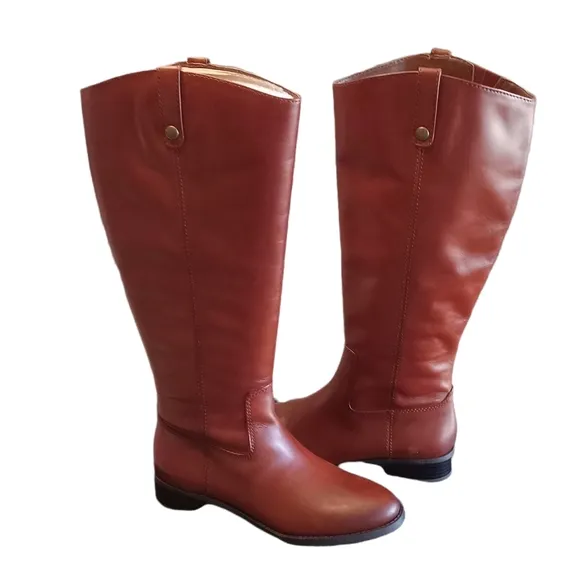 INC Womens Fawne Leather Over The Knee Riding Boots Size 6.5 Medium