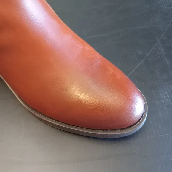 INC Womens Fawne Leather Over The Knee Riding Boots Size 6.5 Medium