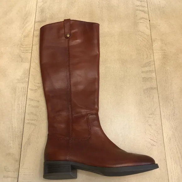 INC Womens Fawne Leather Over The Knee Riding Boots Size 6.5 Medium