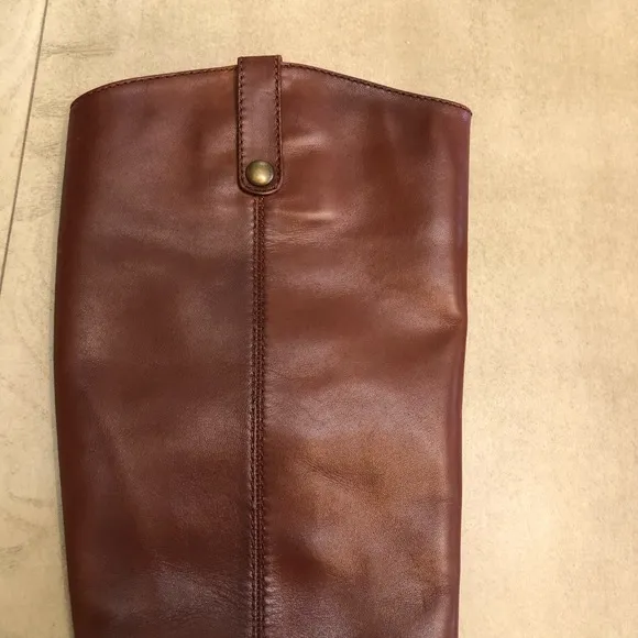 INC Womens Fawne Leather Over The Knee Riding Boots Size 6.5 Medium