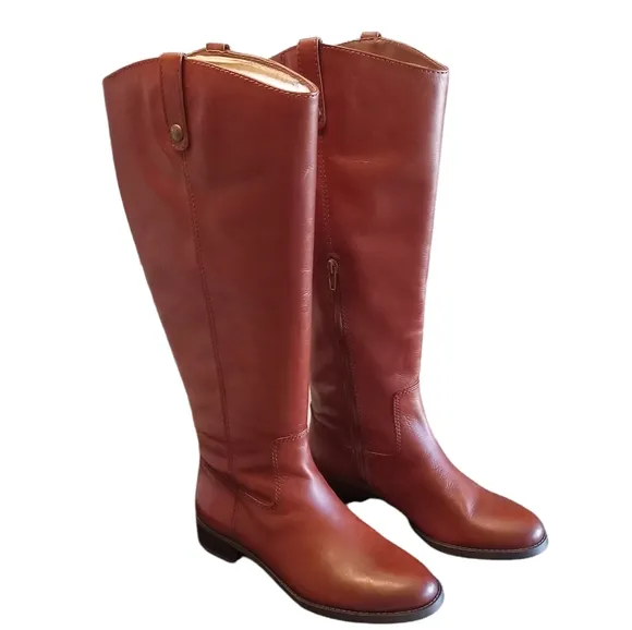 INC Womens Fawne Leather Over The Knee Riding Boots Size 6.5 Medium