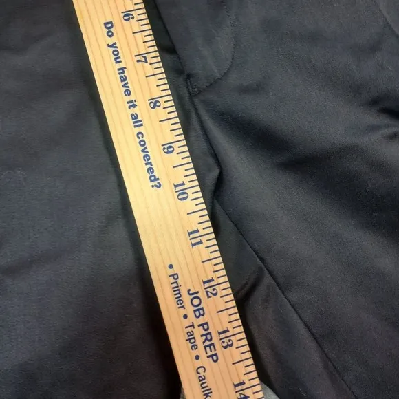 Indochino Tuxedo Formal Pants Black Wool Cashmere Newbury Adjustable Waist Satin