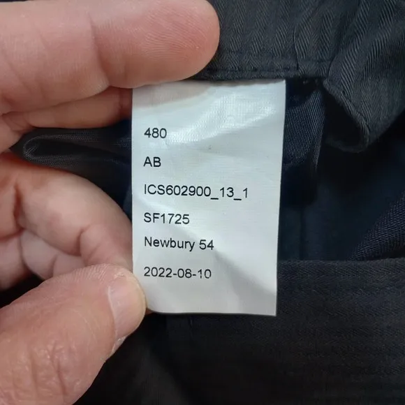 Indochino Tuxedo Formal Pants Black Wool Cashmere Newbury Adjustable Waist Satin