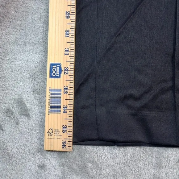 Indochino Tuxedo Formal Pants Black Wool Cashmere Newbury Adjustable Waist Satin