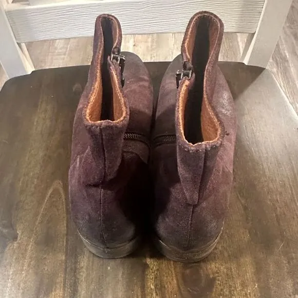I.N.K. Handmade Leather Italian Boots Booties suede size 37 / 7