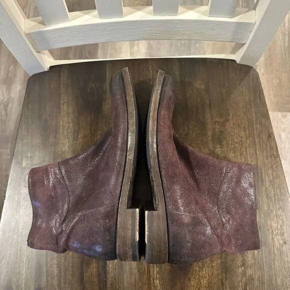 I.N.K. Handmade Leather Italian Boots Booties suede size 37 / 7