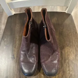 I.N.K. Handmade Leather Italian Boots Booties suede size 37 / 7