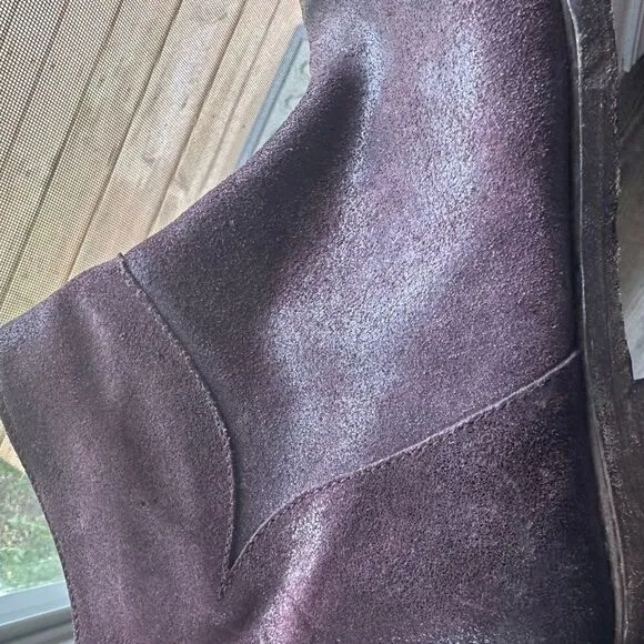 I.N.K. Handmade Leather Italian Boots Booties suede size 37 / 7