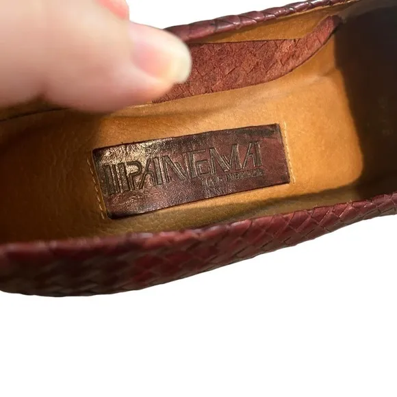 Ipanema Omero Woven Leather Flats in Brown