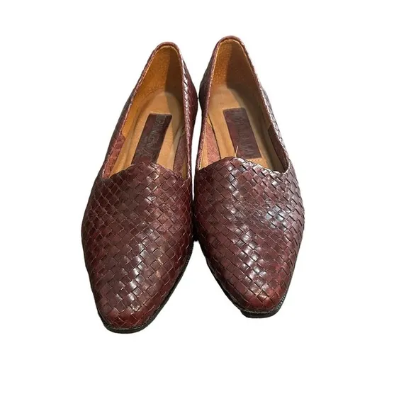 Ipanema Omero Woven Leather Flats in Brown