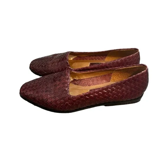 Ipanema Omero Woven Leather Flats in Brown