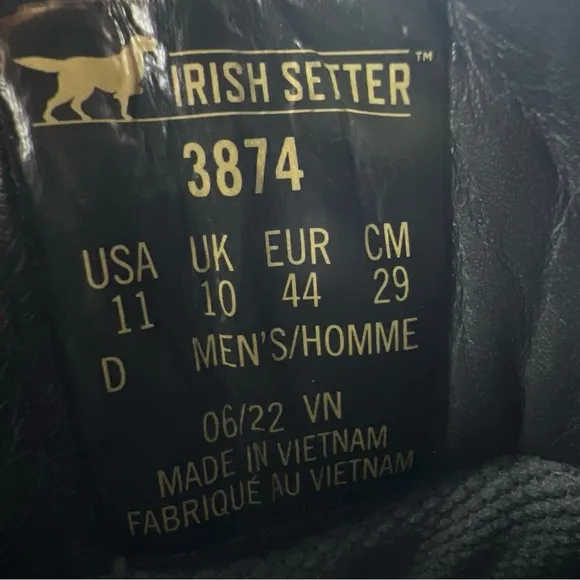 Irish Setter 11 Soft Paw 3784 by Redwing $175 EUC