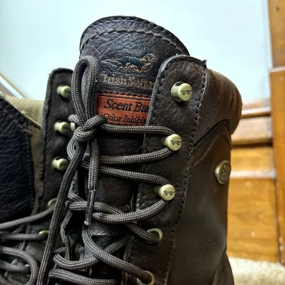 Irish Setter Gore-Tex‎ Scent Ban Odor Inhibitor Brown Leather Working Boots 9.5