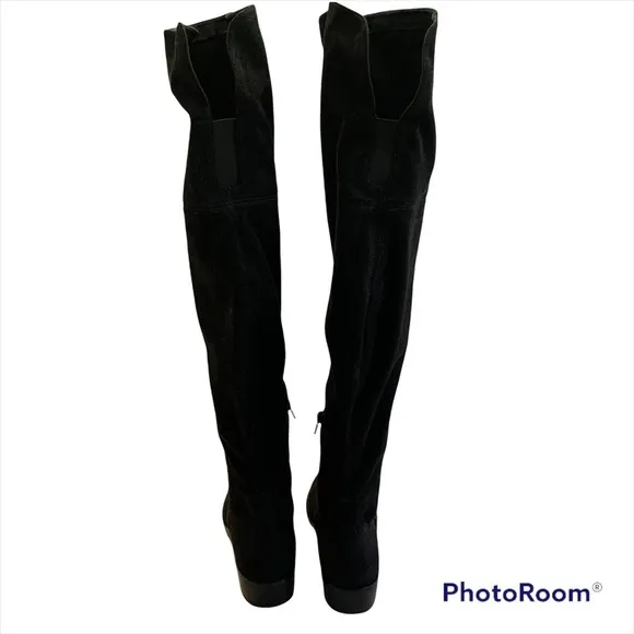 Ivanka Trump Luci Black Over The Knee Boots