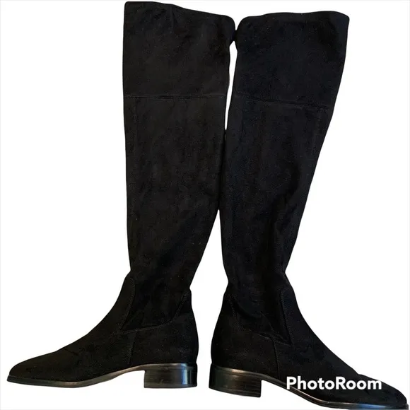 Ivanka Trump Luci Black Over The Knee Boots