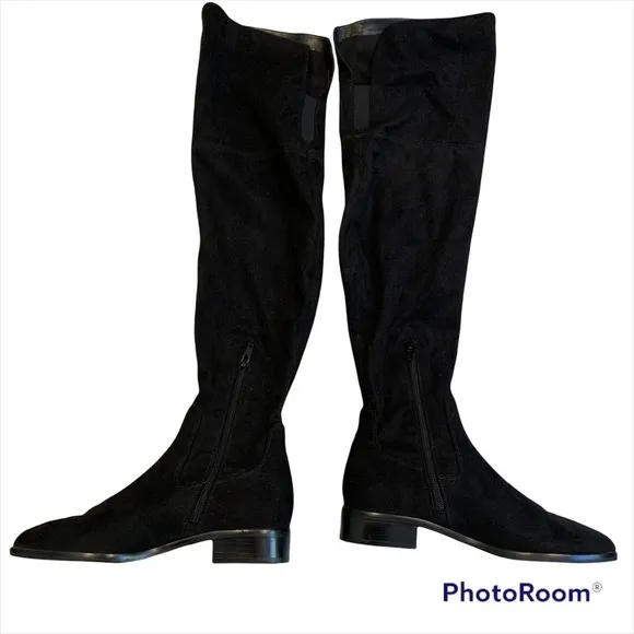 Ivanka Trump Luci Black Over The Knee Boots