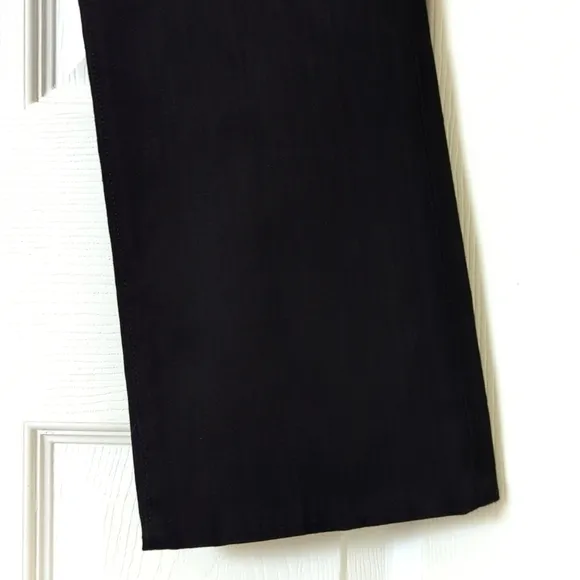 J Brand Classic Mid Rise Slim Fit Ankle Boot Cut Jeans Hewson Black 30