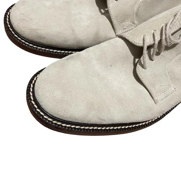 J Crew Cream Suede Lace Up Oxford
