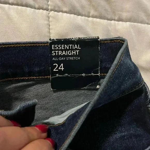 J Crew Jeans Essential Straight All Day Stretch Crop Pants NWT Size 24 Denim