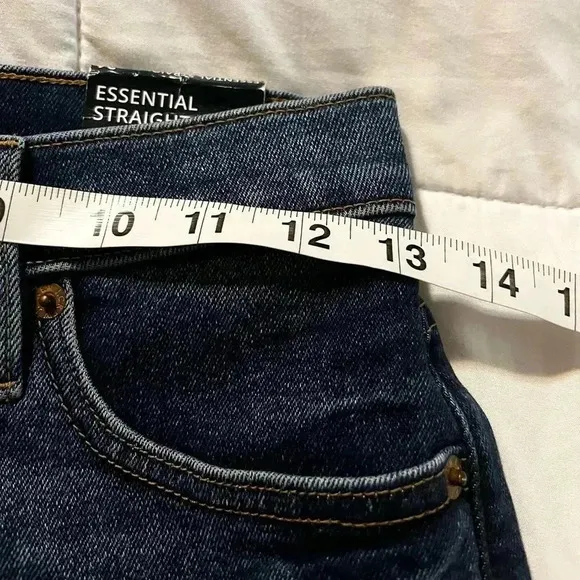 J Crew Jeans Essential Straight All Day Stretch Crop Pants NWT Size 24 Denim