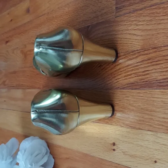 J. Crew Martina Gold Metallic Wedges Size 9 NWOT