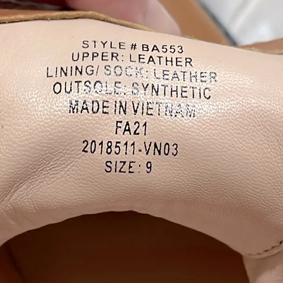 J. Crew NWOT GWEN lug-sole lace up  boots in polished leather sz 9