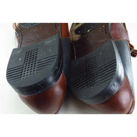 J. Murphy by Johnston &amp; Murphy Shoes Sz 9 M Brown Loafer Leather Men 5911000‎
