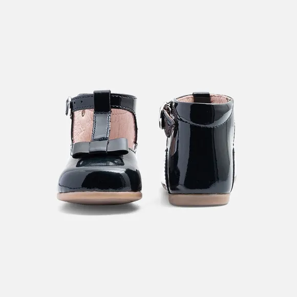 Jacadi Puce T Bar Mary Jane Dress Shoes