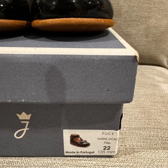 Jacadi Puce T Bar Mary Jane Dress Shoes