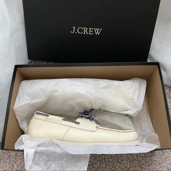 J.Crew Leather boat shoes