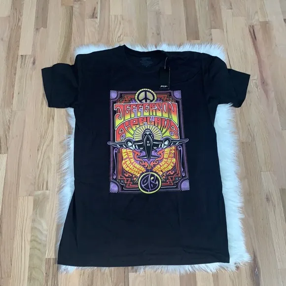 Jefferson Airplane Mini Tee Shirt Dress