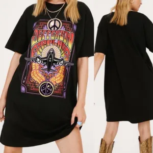 Jefferson Airplane Mini Tee Shirt Dress