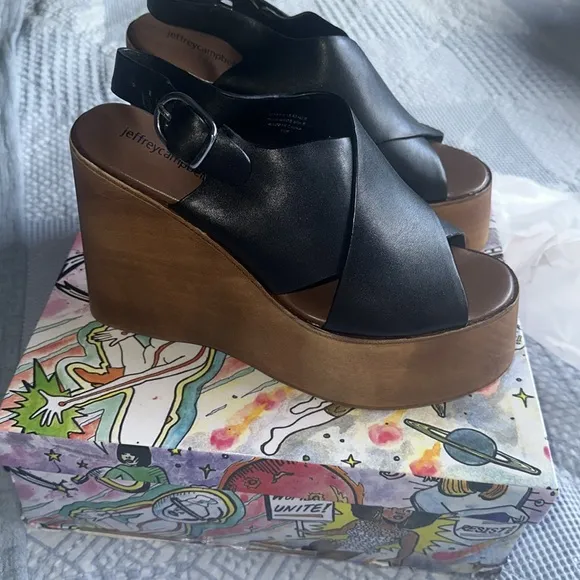 Jeffrey Campbell Fiddle Wedge nwt